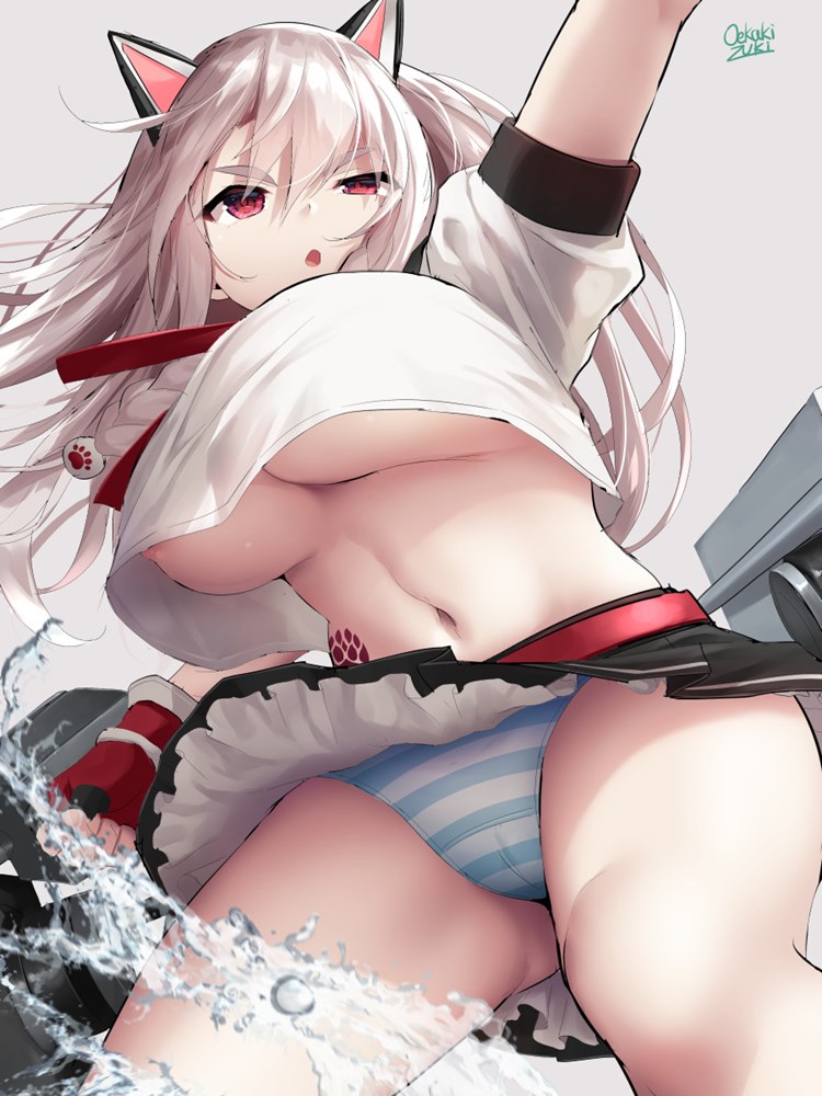 【二次】究極！横縞パンティー！しましまぱんつ画像【エロ】　その４